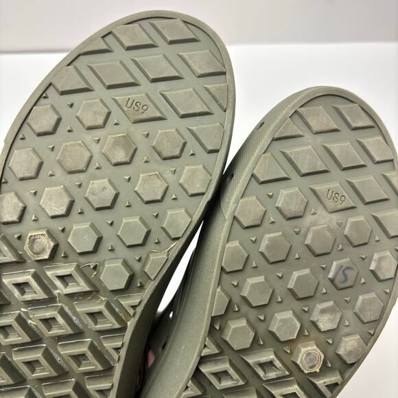 Vans Army Green Rubber Slip-on TRX Trek Water Crocs Shoes Men's 9/Women's 10.5 - Picture 6 of 8